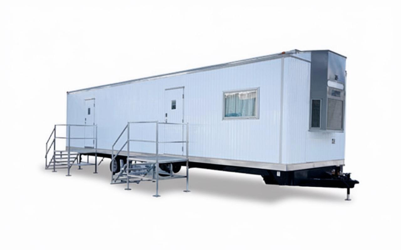 we have worked on numerous projects that involved the installation and use of office trailers